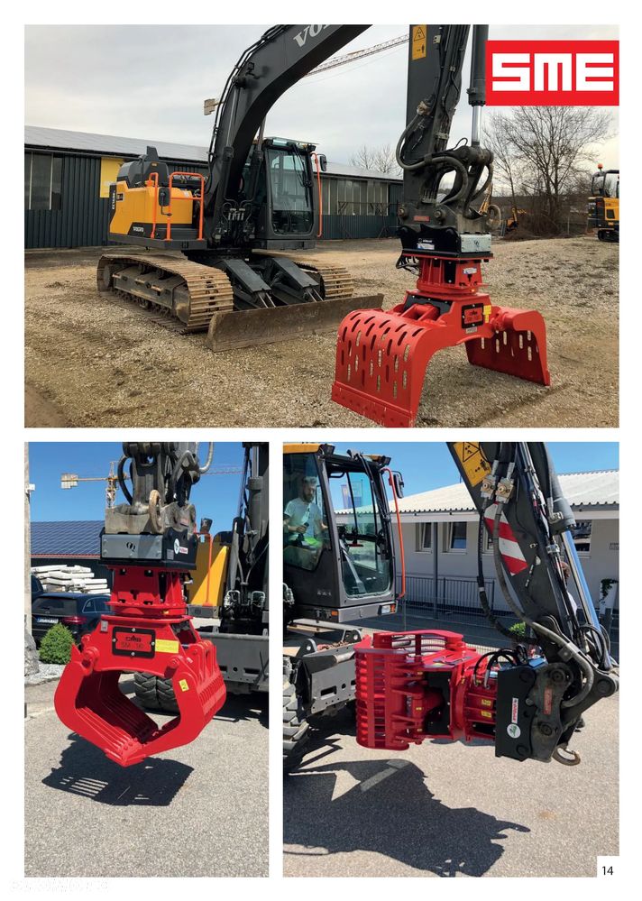 Obrotowy chwytak wyburzeniowy CMB SM160E - 6