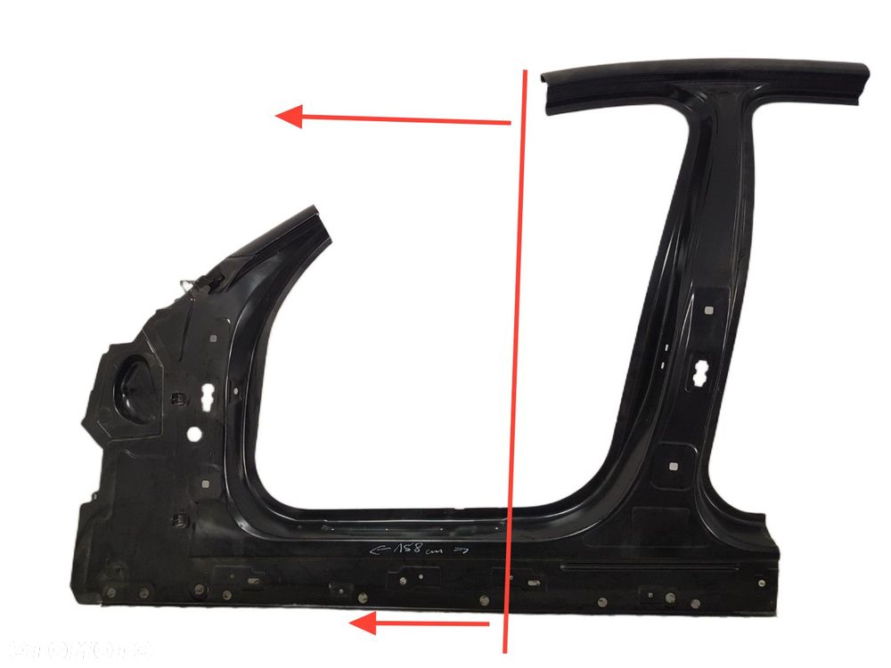 FABRYCZNIE NOWY LEWY PRZEDNI PRÓG SŁUPEK BMW 5 G30 G31 LEWA PRZÓD - 1