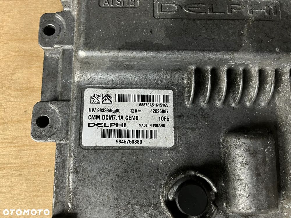 EXPERT III Jumpy III Vivaro IV 2.0 BlueHDi Sterownik komputer silnika moduł 9845750880 9833346580 - 2