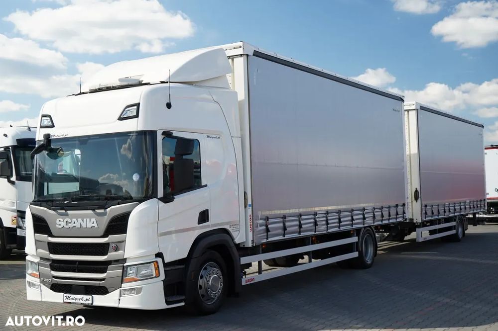 Scania P 280 / TANDEM / 4X2 / MEGA / I-PARK COOL / REMORCA WECON / SAF / - 3