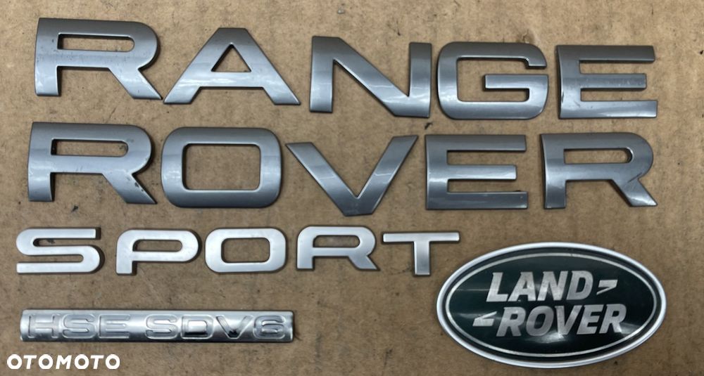 # LAND ROVER RANGE ROVER SPORT HSE SDV6 EBLEMATY KLAPY ZNACZEK NAPIS - 2