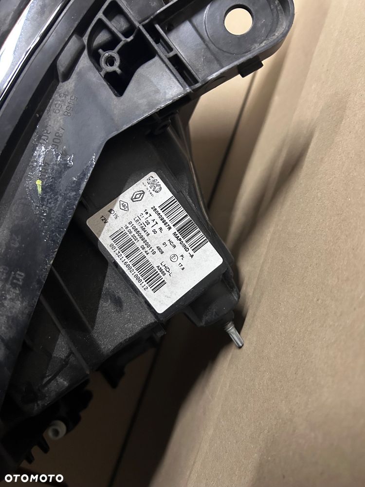 LAMPA LEWA RENAULT CLIO 5 V FULL LED PRZÓD PRZEDNIA 260609987r DEMONTAŻ - 2