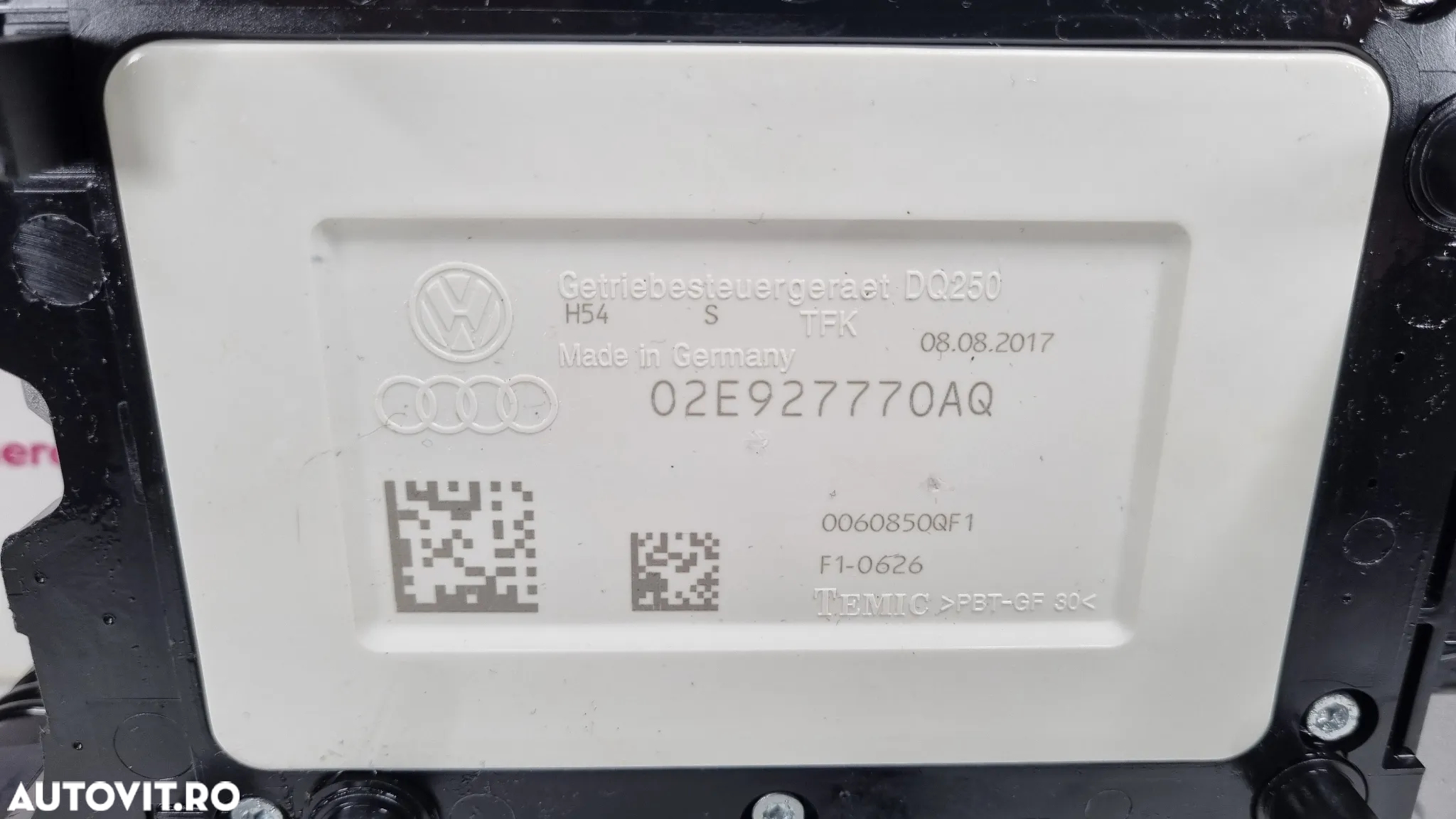 Mecatronic 02E927770AQ DSG DQ250 0D9 6 viteze / VW PASSAT B7 / SKODA OCTAVIA / SUPERB / VW CADDY / 2.0TDI / 2015+ - 2