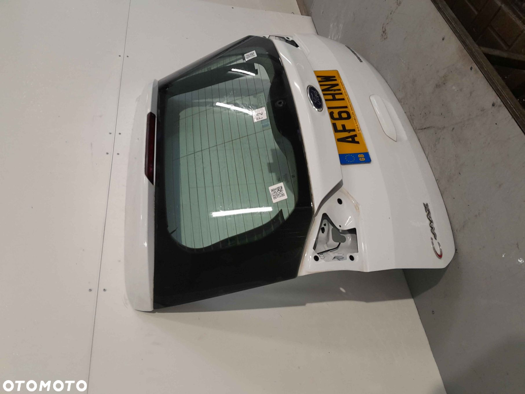 + KLAPA TYŁ TYLNA BAGAŻNIKA FORD GRAND CMAX C-MAX 2 II FROZEN BIAŁA - 4