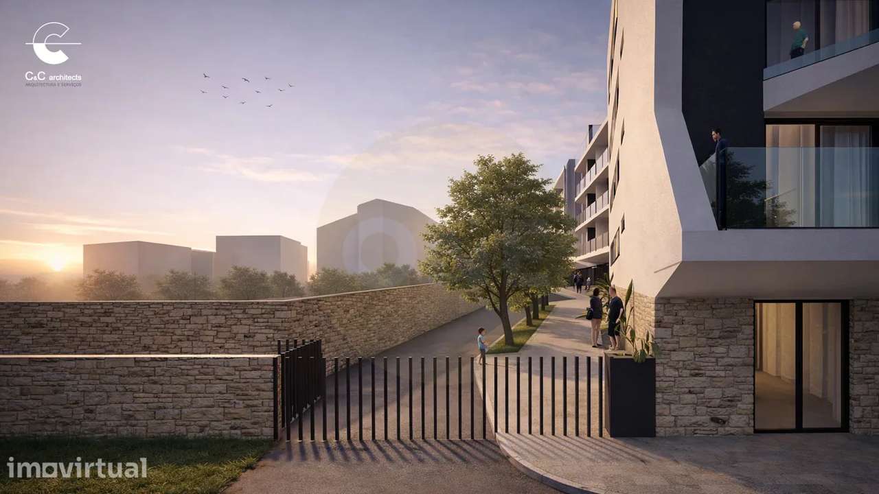 T2 com Terraço e Piscina | Paços de Ferreira | 299,000€ - Grande imagem: 3/27