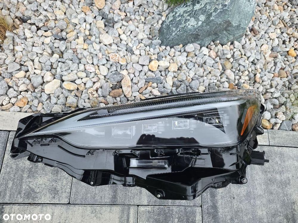 LEXUS NX 2 II Lampa lewa przód Full Led Dynamic 4 Soczewki Czarna Pomarańcz - 6