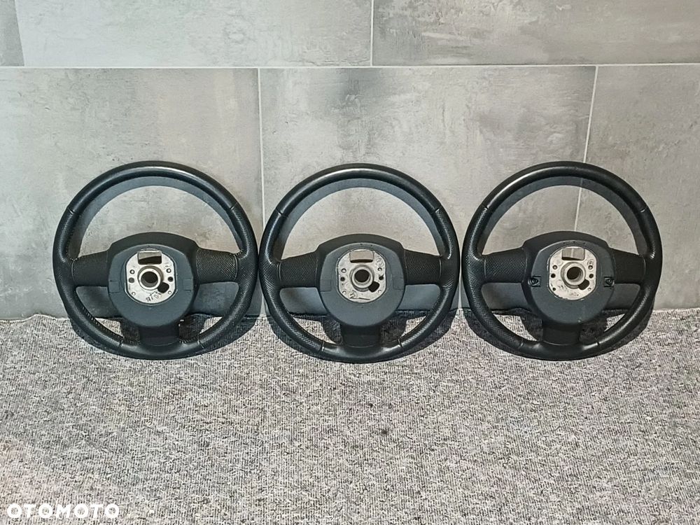 NR 593 Kierownica multifunkcja Audi A6 C6 trójramienna skóra 4F0419091H - 7