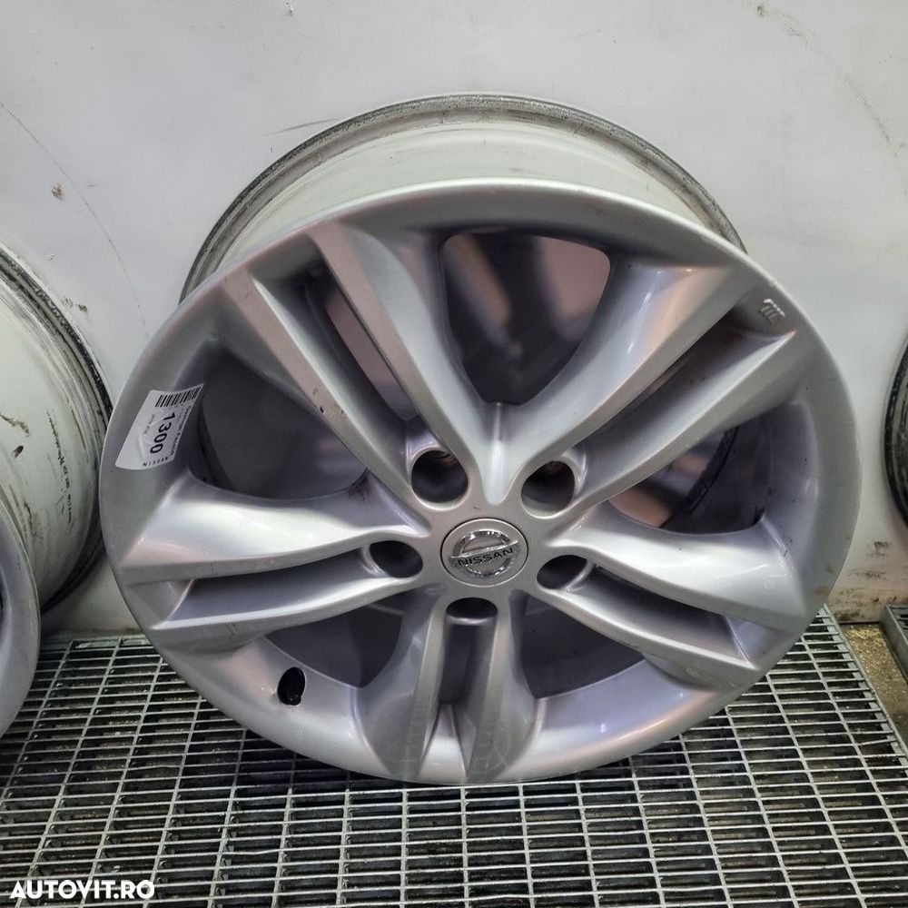 Jante aliaj Nissan Qashqai Facelift 2010 - 2013 (1300) R18 R17 ET40 5*114.3 - 4