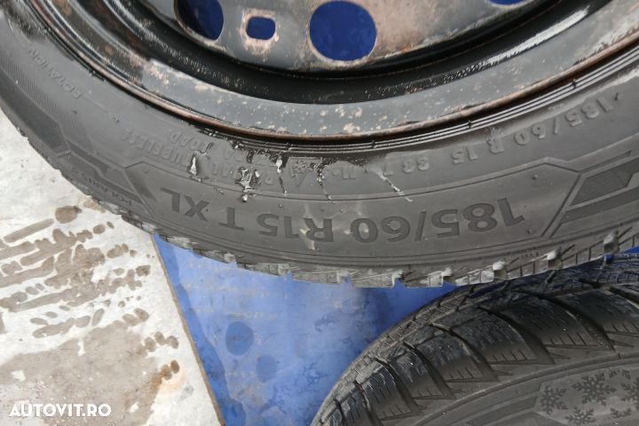 Jante tabla cu anvelope 15 - set 6R0601027S 6R0601027AD 185/60 R15 ET - 3