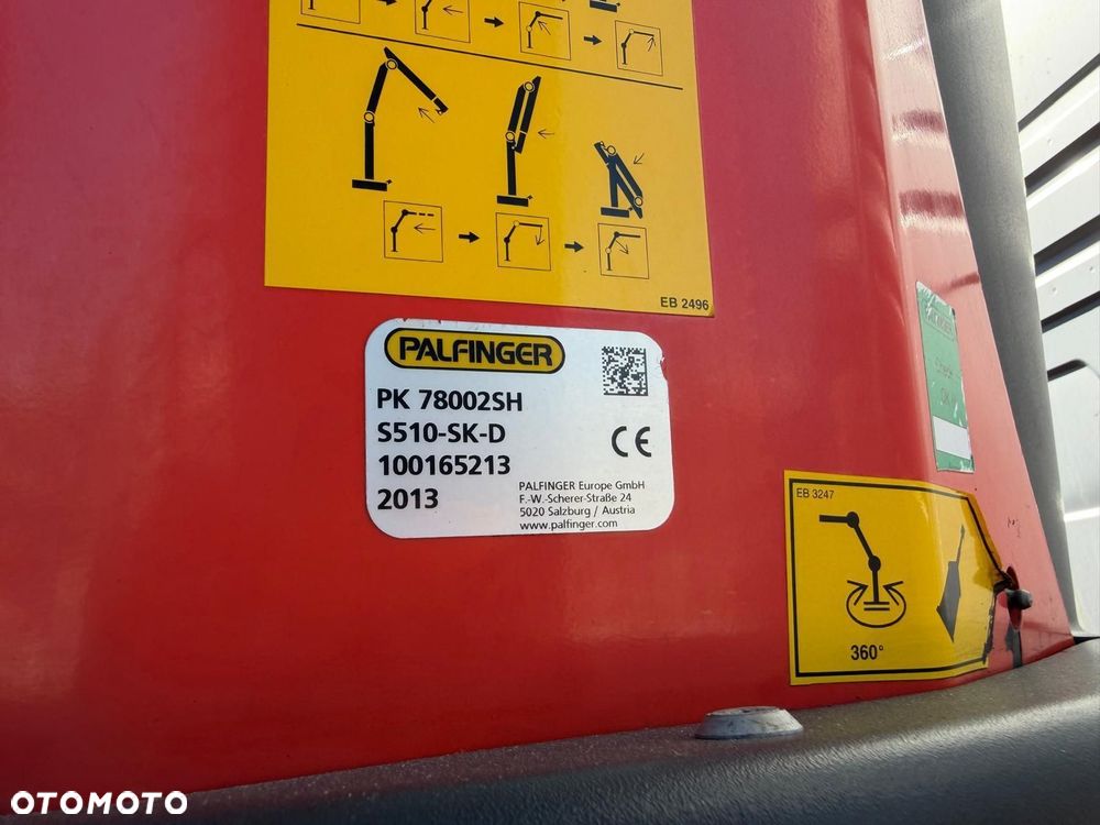 Volvo FH 540 8x2 PALFINGER PK 78002 SH Fly Jib HDS Żuraw Crane - 21