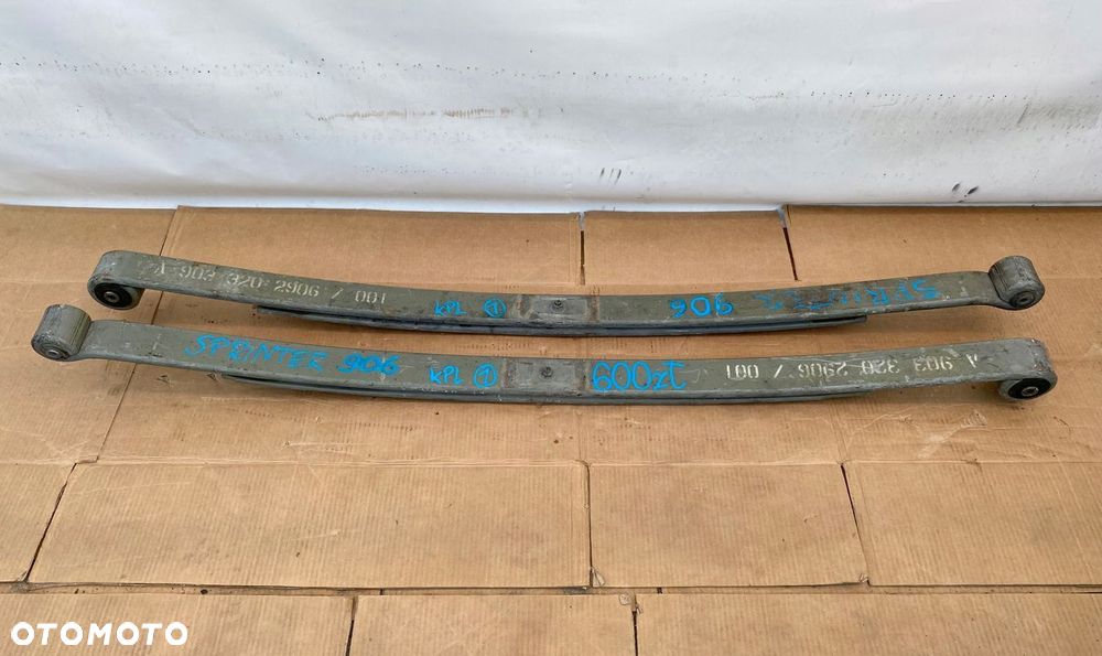 SPRINTER 906 903 VW CRAFTER 06- RESORY TYLNE 2 PIÓRA PODWÓJNE NOWE KOMPLET - 1