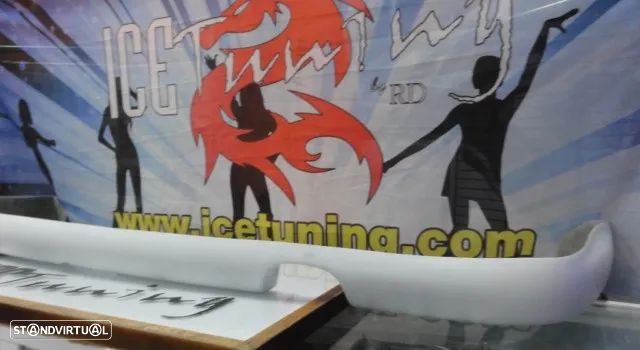 Lip / spoiler traseiro em fibra de vidro para Honda civic EG8, EG9, EH8, EH9 2 / 4 portas (sedan / coupe) 1992-1995 type r look. - 4