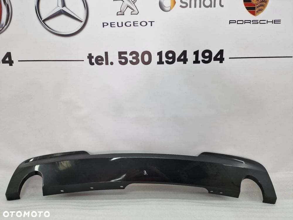 BMW F10 / F11 LIFT M-PAKIET 10-15 DYFUZOR / SPOJLER ZDERZAKA TYLNEGO TYLNIEGO TYŁ , NR 51127906283 , NR AUKCJI DT3 - 1