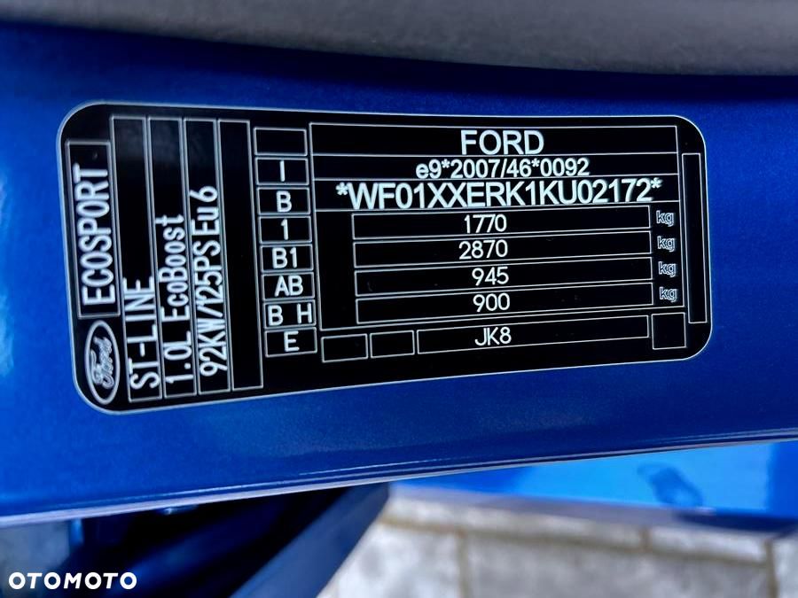 Ford EcoSport 1.0 EcoBoost ST-LINE - 30