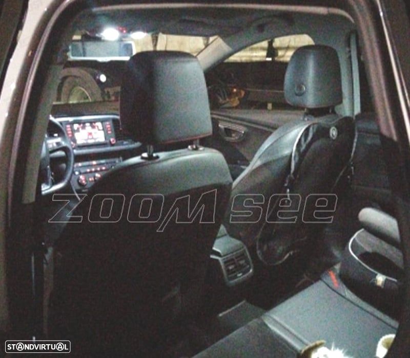 KIT COMPLETO DE 11 LAMPADAS LED INTERIOR PARA SKODA OCTAVIA SPACEBACK NH1 12- - 4