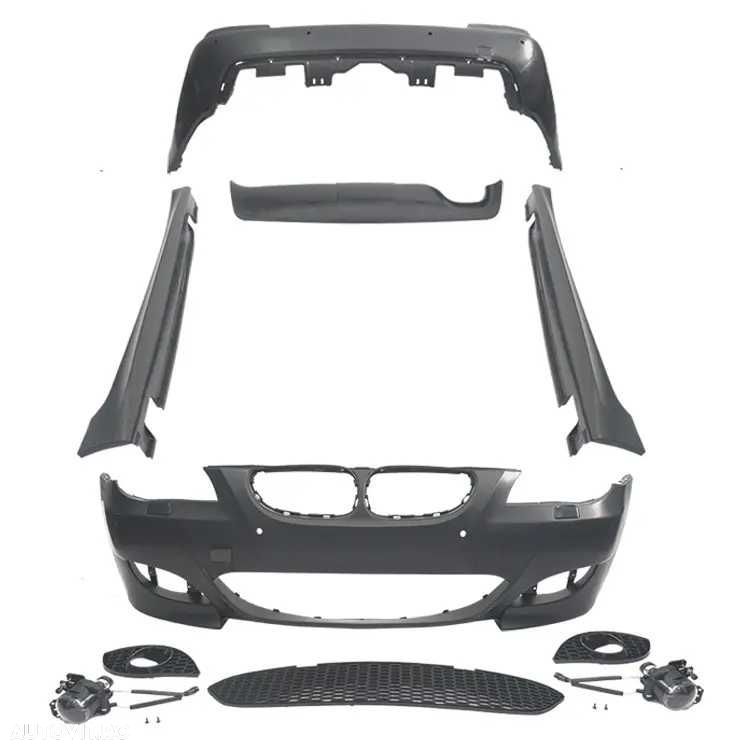 Pachet Exterior M Technik M5 BMW E60 E61 Bara Fata Spate Praguri - 4