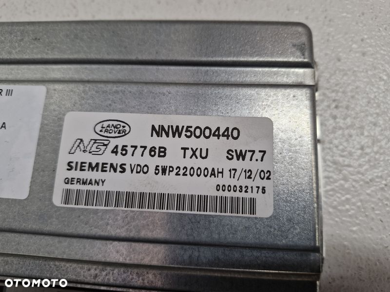 RANGE ROVER L322 STEROWNIK MODUŁ REDUKTORA NNW500440 - 2