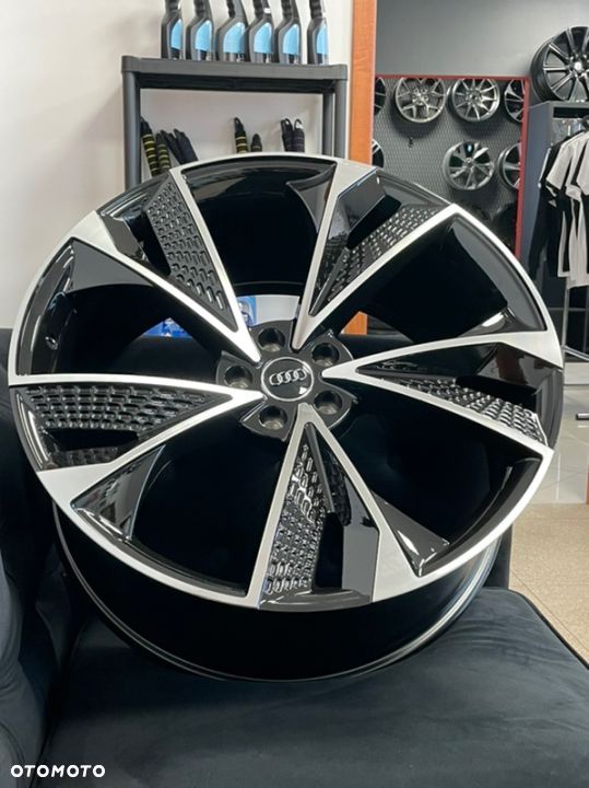 Alufelgi 22 5x112 Felgi Audi S5 S6 S7 A7 S RS4 RS6 S6 S7 S8 SQ7 SQ8 Mercedes Macan Touareg Czarne - 5