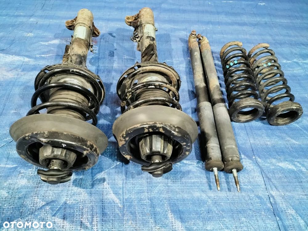 AMORTYZATORY SPRĘŻYNY PRZÓD TYŁ ZAWIESZENIE MCPERSON KOMPLET A2093201030 824904554556 MERCEDES CLK W209 5.5 AMG - 2