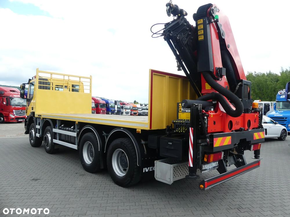 Iveco TRAKKER 450 / 8x4 / EURO 6 / HDS PALFINGER PK 22002-EH / NISKI PRZEBIEG / - 13