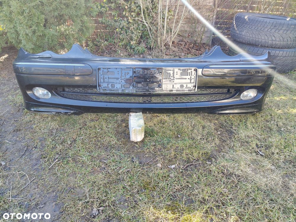 MERCEDES W203 Zderzak przedni Przód Pod Spryskiwacze Chrom 040 Czarny Xenon Avantgarde - 4