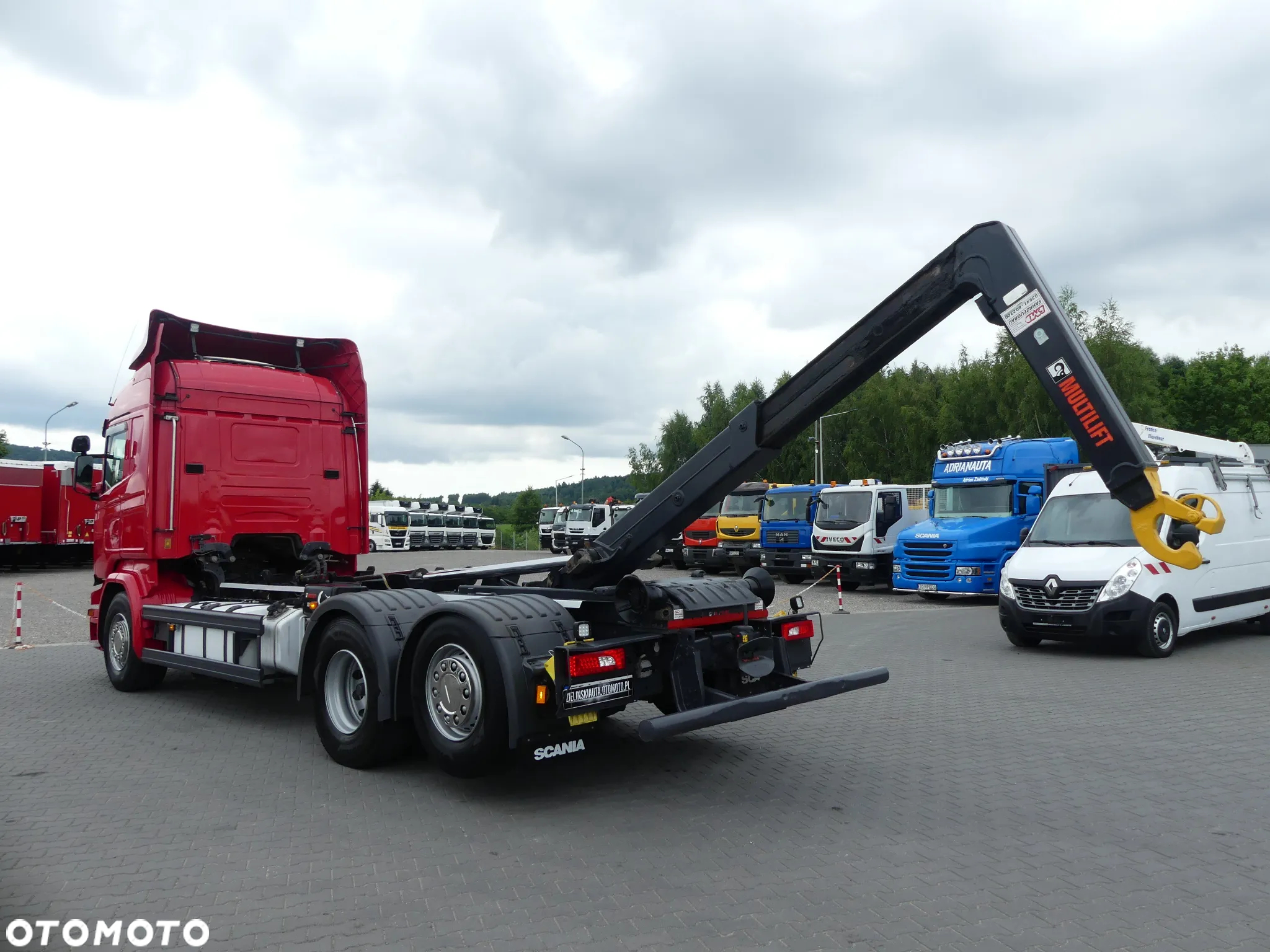 Scania R 490 / 6x2 / HAKOWIEC / HIAB MULTILIFT / RETARDER / EURO 6 / - 3