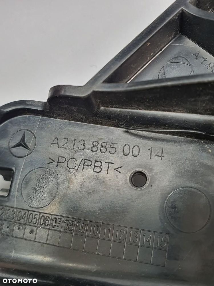 ŚLIZG MOCOWANIE ZDERZAKA LEWY TYŁ TYLNY MERCEDES W213 A2138850014 - 3