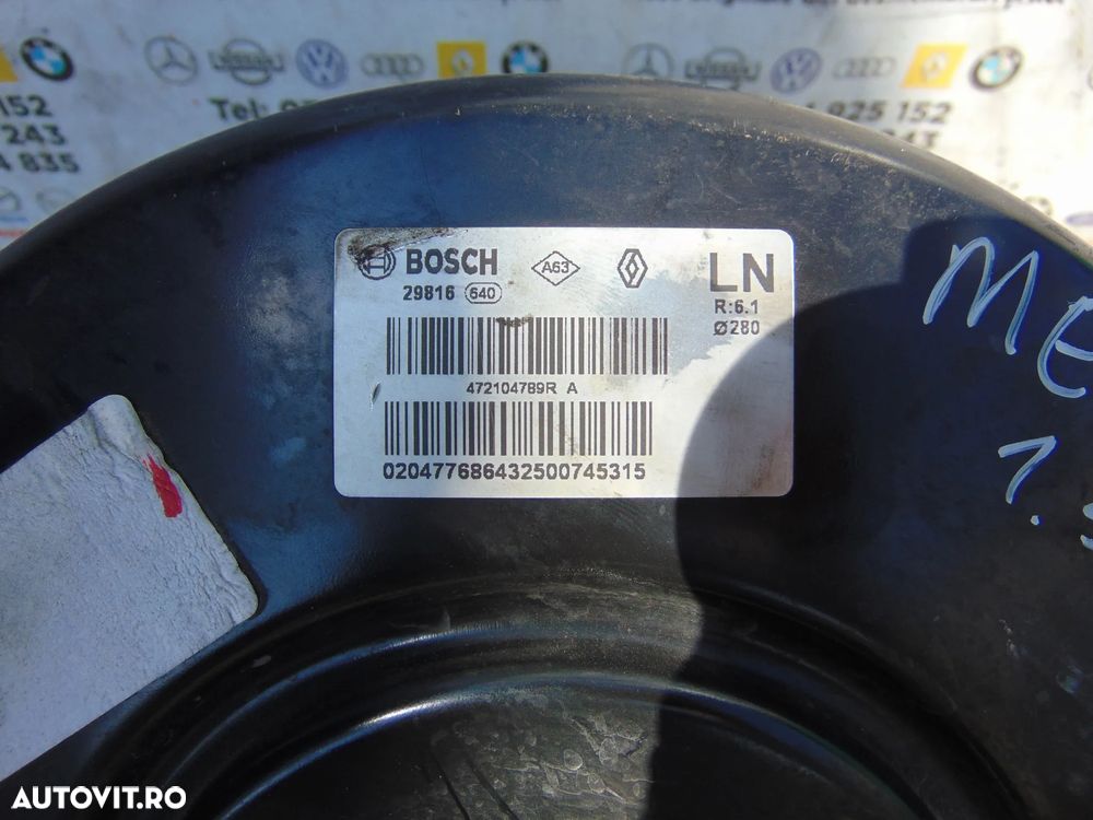 Servofrana Renault Megane 4 cod 472104789r tulumba servofrana pompa frana Talisman Megane 4 - 3