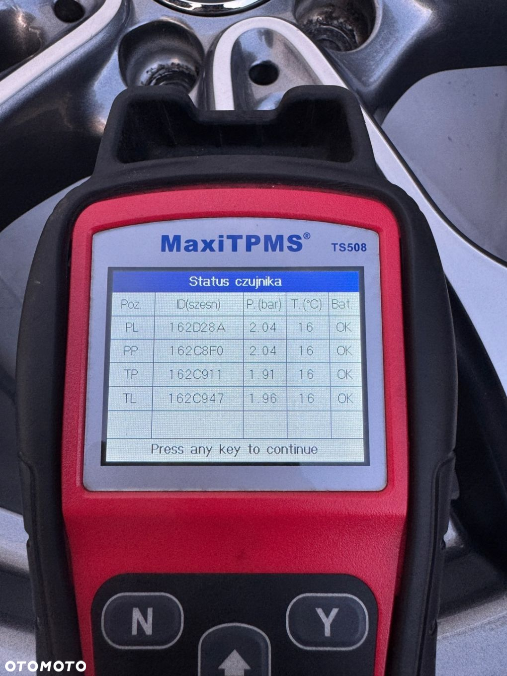 Felgi Mercedes GLE C292 20" 8,5J ET29 ET53,5 TPMS 5102 - 16