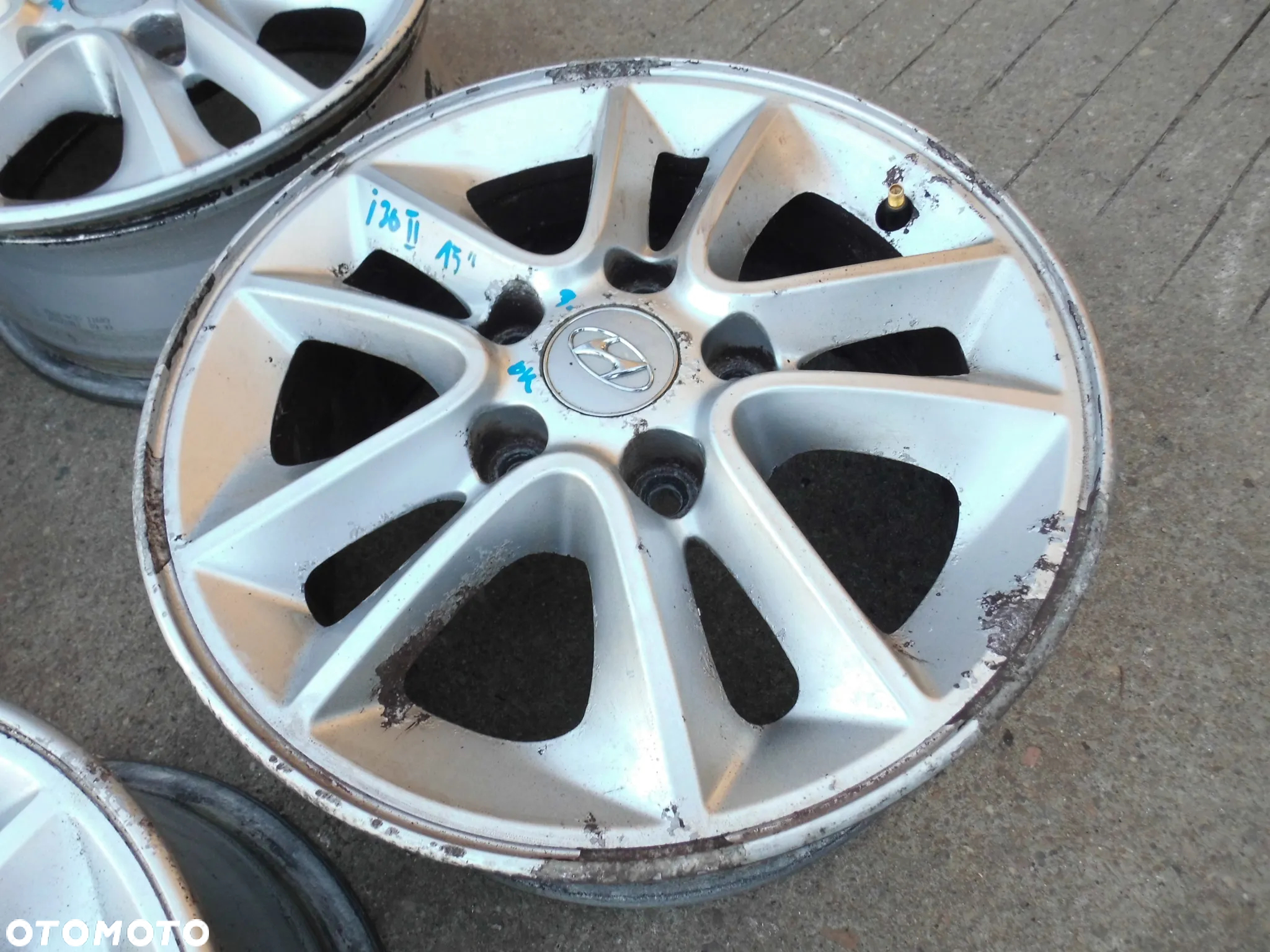 FELGI ALUMINIOWE KIA VENGA CEED I LIFT II HYUNDAI I30 I II 15 CALI ORYGINAŁ - 7