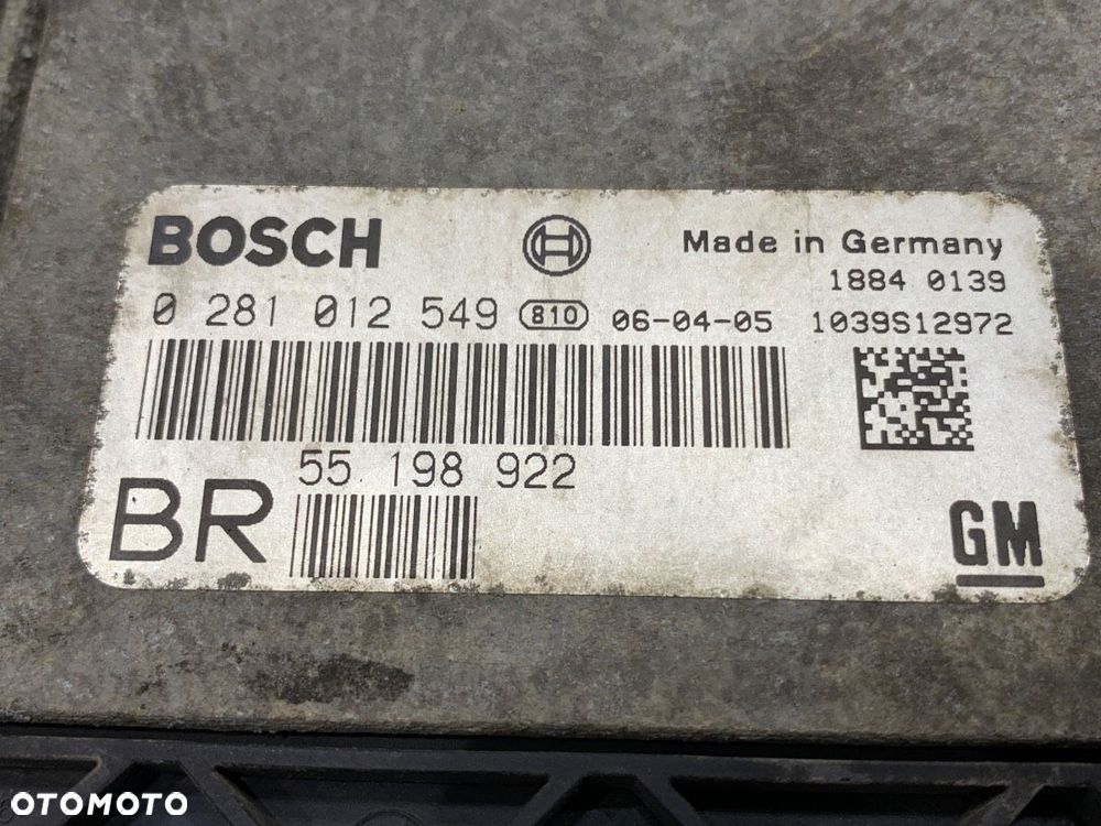 KOMPUTER SILNIKA  OPEL ZAFIRA / ZAFIRA FAMILY B (A05) 2005 - 2019 1.9 CDTI VAN (M75) 110 kW [150 KM] - 4