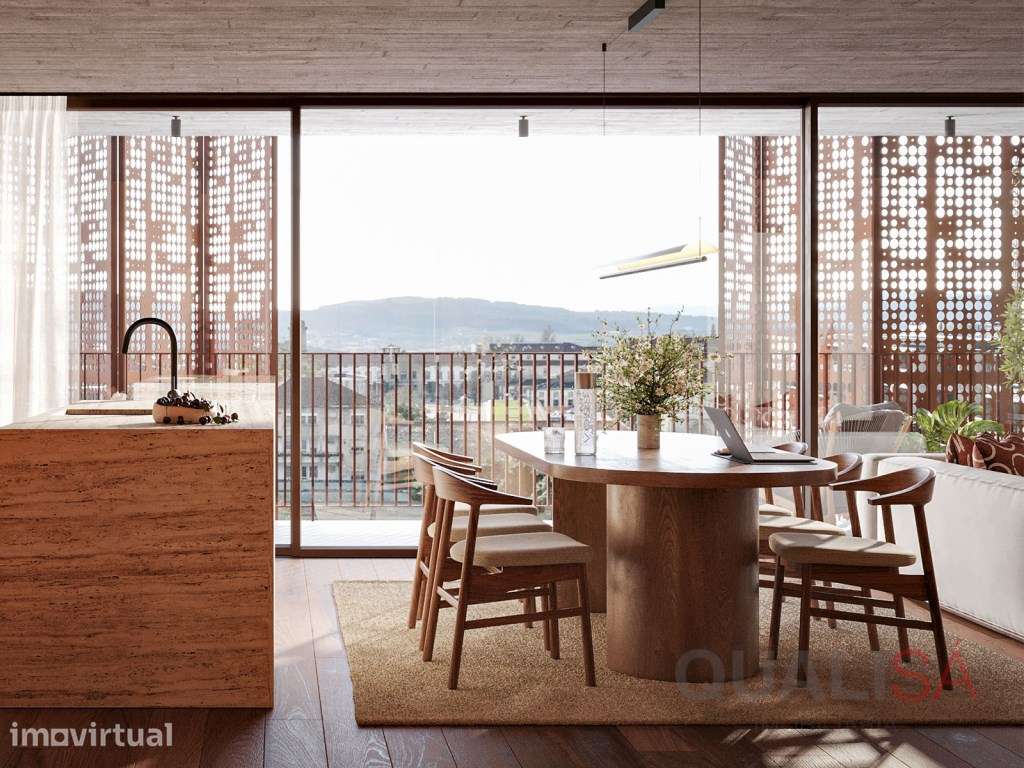 Apartamento T3 novo com varanda em empreendimento de luxo no centro... - Grande imagem: 3/23