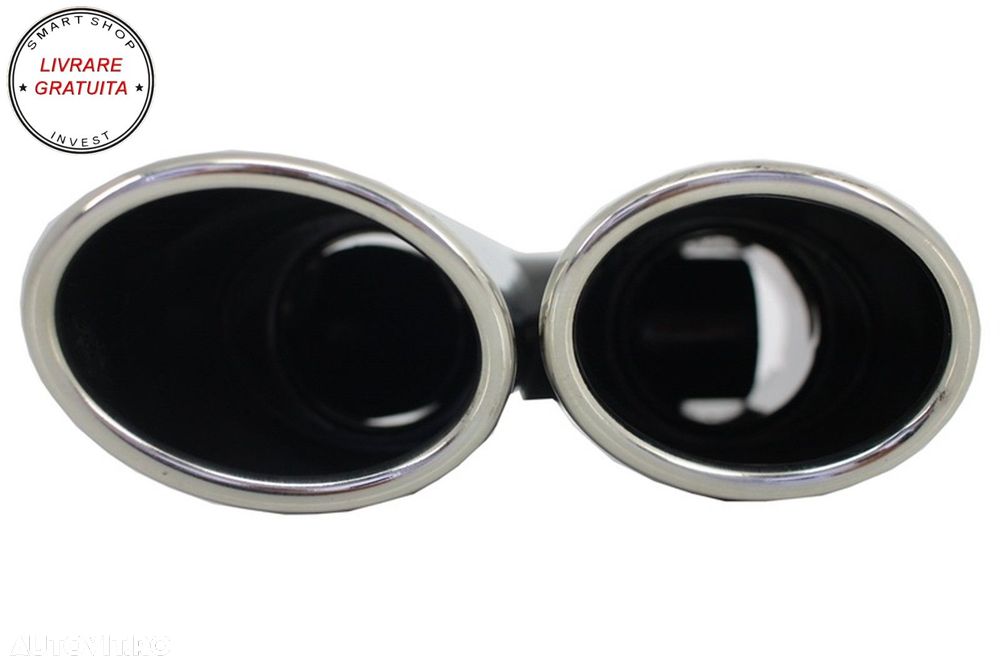 Difuzor Bara Spate cu Ornamente toba Audi A3 8V Facelift Sedan Convertible (2016-2- livrare gratuita - 12