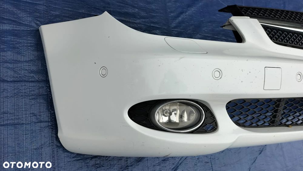 ZDERZAK PRZÓD PRZEDNI KOMPLETNY BIAŁY AKRYL MERCEDES CLS W219 C219 - 7