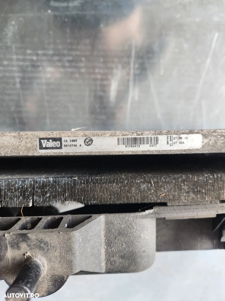 Radiator Racire Apa Antigel Clima Ac Termocupla Electroventilator Fiat Punto 2 1.2 Benzina - 8