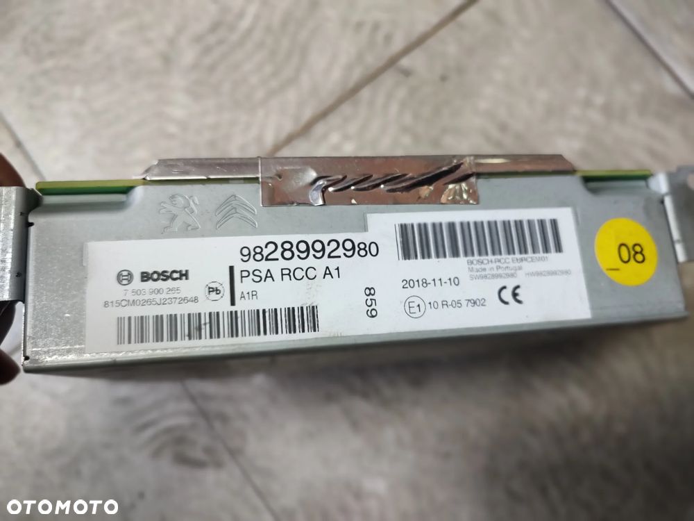 CITROEN C4 CACTUS LIFT RADIO NAWIGACJA NAVI GPS 9828992980 - 3