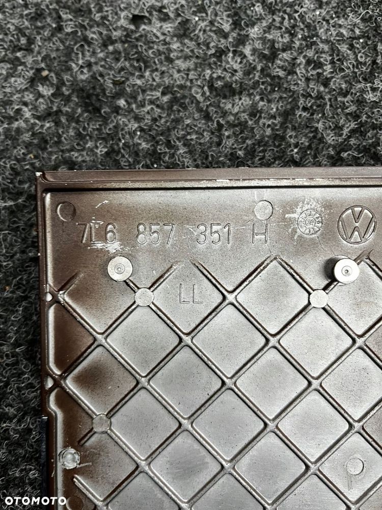 dekor panel popielniczki przedniej tunelu środkowego 7L6863351 - 14