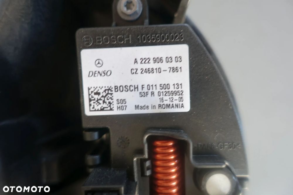 DMUCHAWA WENTYLATOR REZYSTOR MERCEDES W176 W246 17r. - 2