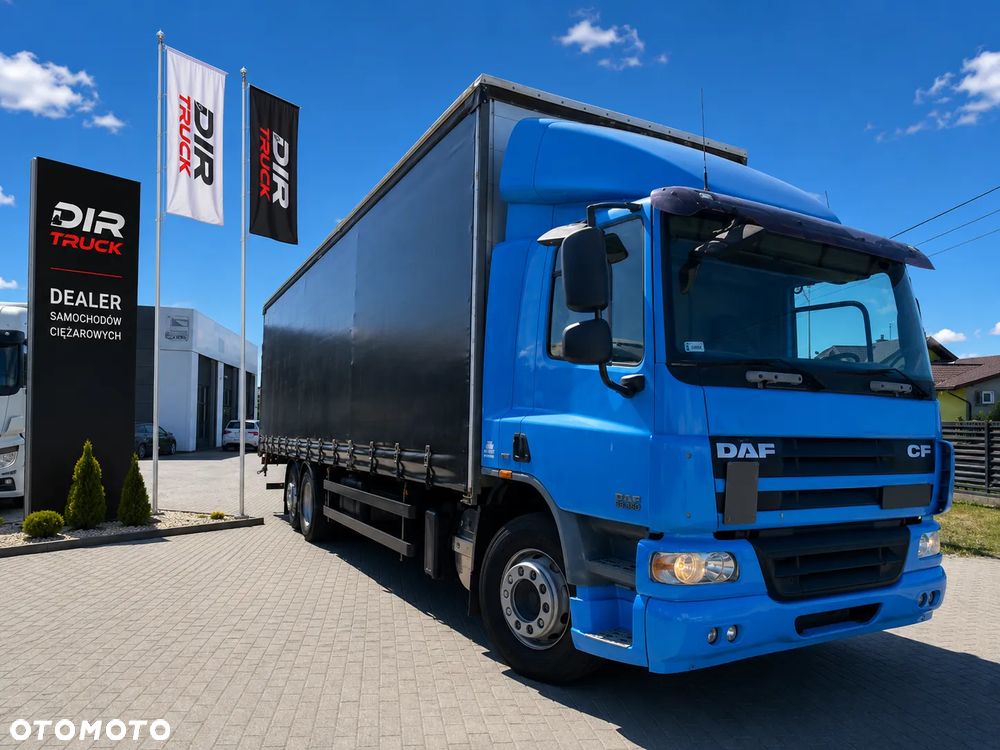 DAF CF 75.310 AUTOMAT, Euro5, PLANDEKA + WINDA , ALUMINIOWA ZABUDOWA, Podwieszana Oś - 3