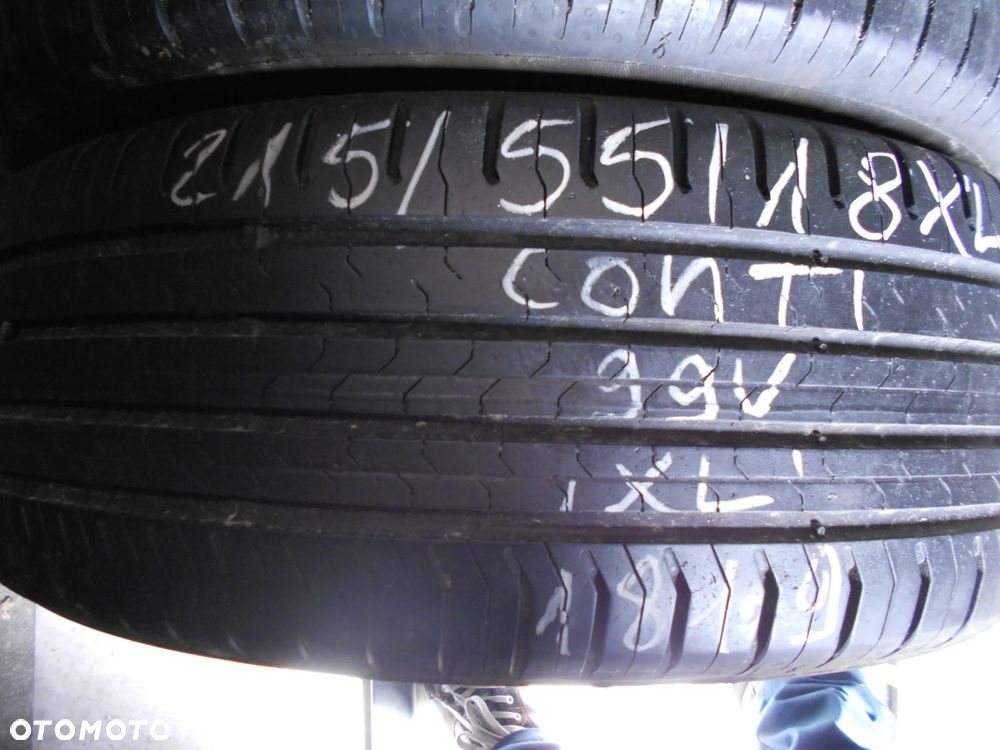 OPONA POJEDYNKA  215/55R18 CONTINENTAL CONTI ECO CONTACT 5 XL DOT 1819 7.6MM - 1