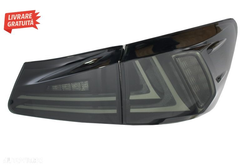 Stopuri Full LED LEXUS IS XE20 (2006-2012) Light Bar Facelift New XE30 Design Fumu- livrare gratuita - 5