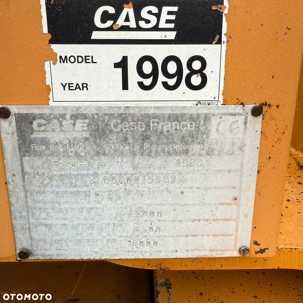 Case Poclain 588 14 ton koparka obrotówka kołowa - 23
