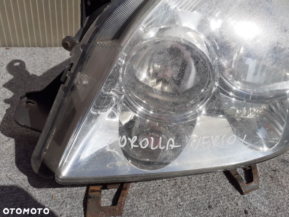 LAMPA PRZÓD PRZEDNIA LEWA TOYOTA COROLLA VERSO II 2 LIFT ORYGINAŁ WYSYŁKA! - 2