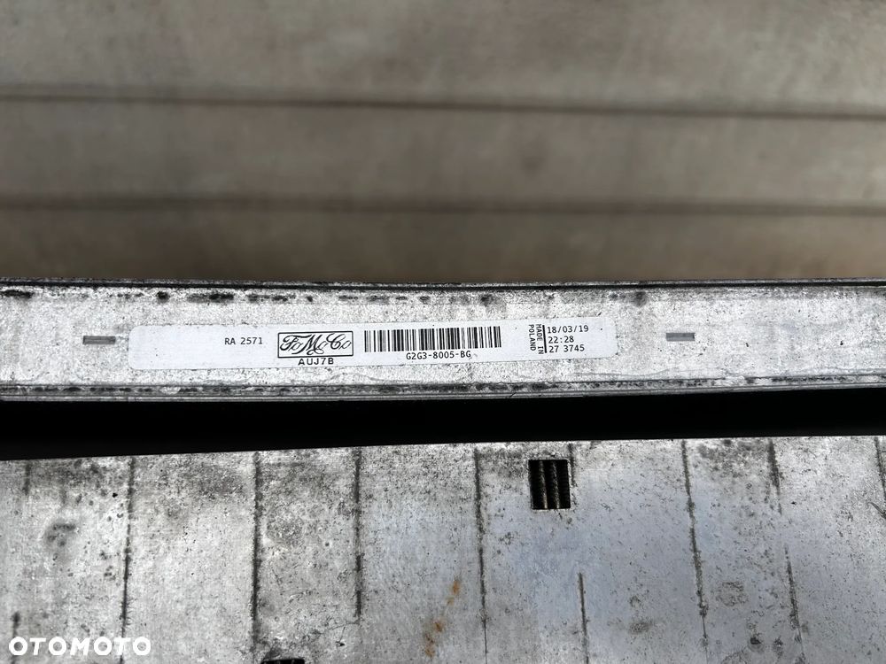 CHŁODNICA WODY INTERCOOLER FORD MONDEO MK5 KUGA MK2 S MAX GALAXY G2G3-8005-BG GR238D048AA ORYGINAŁ - 4
