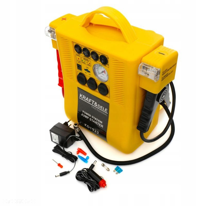 JUMP STARTER 4W1 URZĄDZENIE WIELOFUNKCYJNE ROZRUCH KOMPRESOR LATARKA KD1922 - 2