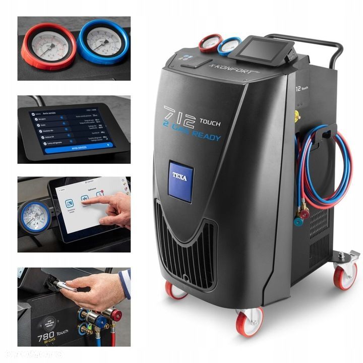 TEXA PROFESJONALNA STACJA DO OBSŁUGI KLIMATYZACJI KONFORT 712R TOUCH Wi-Fi - 1