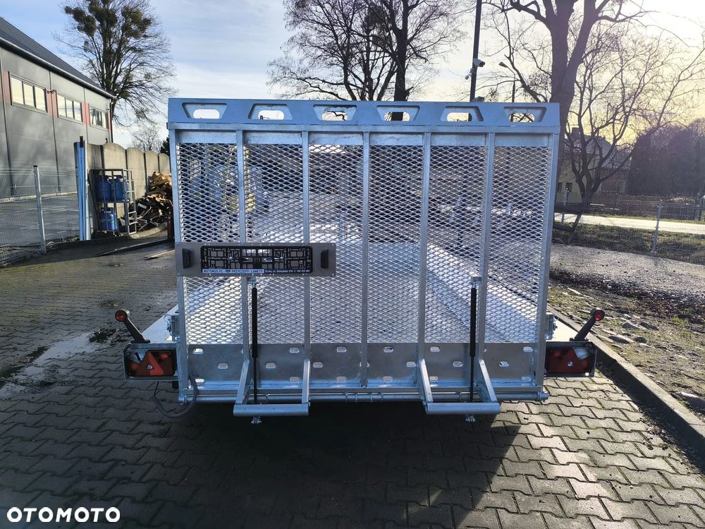 Martz Przyczepa Bau 400x180 3500kg 3 osie pod koparke koparka walec - 3