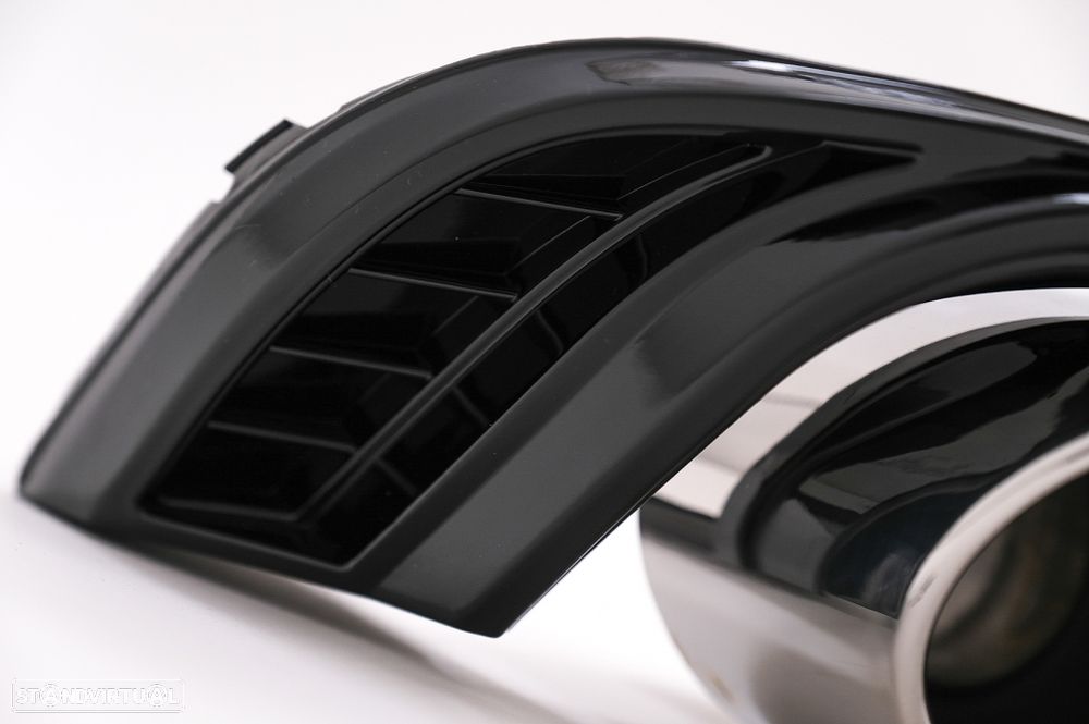 Difusor com Ponteiras Audi A4 B9 8W (2016 a 2018) - 7