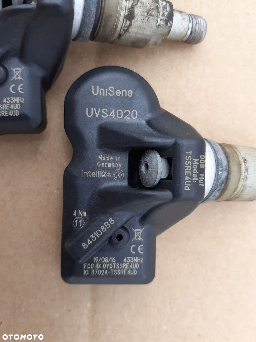 CZUJNIKI CIŚNIENIA OPONY BMW HUF UVS4020 AUDI TPMS - 6