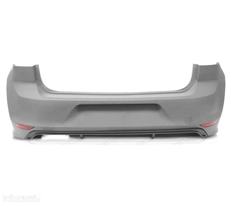 PARA-CHOQUES TRASEIRO VOLKSWAGEN VW GOLF 7 12-17 LOOK GTD - 3